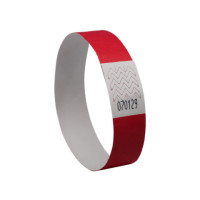 Braccialetti identificativi in tyvek® Avery resistenti all'acqua conf. 500 pz rosso fluo