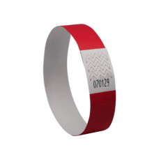 BRACCIALETTI IDENTIFICATIVI IN TYVEK® AVERY RESISTENTI ALL'ACQUA CONF. 500 PZ ROSSO FLUO
