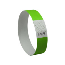 BRACCIALETTI IDENTIFICATIVI IN TYVEK® AVERY RESISTENTI ALL'ACQUA CONF. 500 PZ VERDE FLUO