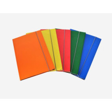 CARTELLA 3L CON ELASTICO 17X25 COLORI ASSORTITI  CONF.10 PZ