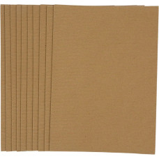 CARTONCINO CORRUGATO ONDULATO 25*35 CF.10 FOGLI 120GR