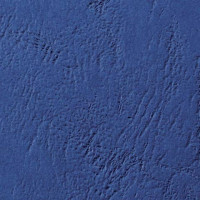 Copertine per rilegatura GBC leathergrain in cartoncino goffrato a4 blu scuro conf. da 100 pezzi.