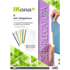 CWR SET RILEGATURA 5 DORSI 5 COPERINE COLORI ASSORTITI