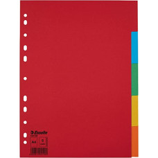 DIVISORI COLORATI IN CARTONCIN RICICLATO DA 6 COLORI 20 CONF.