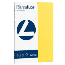 FAVINI RISMALUCE CARTONCINO 200GR. A4 50 FOGLI COLORI ASSORTITI