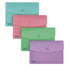 FAVORIT P@STEL BUSTA CON BOTTONE A6 CONF. 5 COLORI