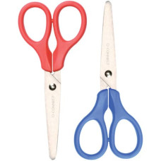 FORBICI PER BRICOLAGE ROSSO E BLU 13,5 CM