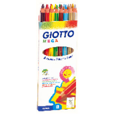 GIOTTO MATITE COLORATE MEGA CONFEZIONE 8 COLORI