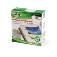 Lebez quadratini biadesivi - formato 10x11 dispenser 600 pezzi