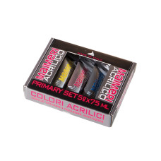 MAIMERI ACRILICO SET ASSORTITO SET 5 TUBI 75ML.