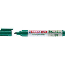 MARCATORE PERMANENTE EDDING 21 ECOLINE PUNTA TONDA - TRATTO 1,5-3 MM VERDE