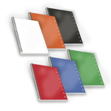 PIGNA MAXI QUADERNO A SPIRALE. A4 QUADRETTO 5M 80GR.-70FF..CF.5 PZ
