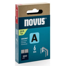 PUNTI PER FISSATRICE TIPO A 53/6 NOVUS SILVER - CONF. 1800 PZ