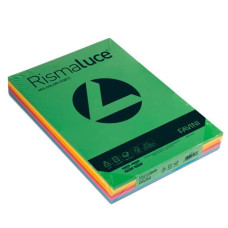 RISMALUCE CARTONCINO LEGGERO COLORATO 140 GR. A3 - 200 FOGLI MIX 6 COLORI