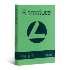 RISMALUCE CARTONCINO LEGGERO COLORATO 140 GR. A3 - 200 FOGLI VERDE