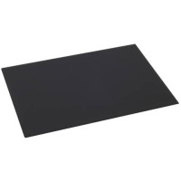 Sottomano in plastica morbida soft-touch formato 50x35 cm nero