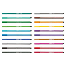 STABILO PEN 68/97 PENNARELLO CF.10 GRIGIO FREDDO PROFONDO