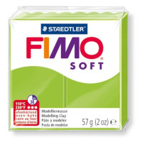 Fimo soft pasta per modellare panetto 57gr. verde mela