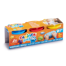 CARIOCA BABY DO 3X75 GR. PASTA PER MODELLARE COLORATA