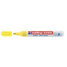 MARCATORE A GESSO LIQUIDO EDDING 4095 PUNTA CONICA 2-3 MM GIALLO FLUORESCENTE