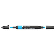 BRUSHMARKER PENNARELLO DOPPIA PUNTA COLORE C847 CYAN