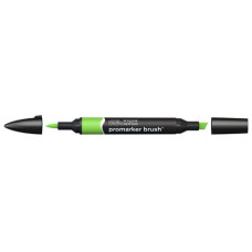 BRUSHMARKER PENNARELLO DOPPIA PUNTA COLORE G267 BRIGHT GREEN