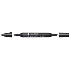 BRUSHMARKER PENNARELLO DOPPIA PUNTA COLORE XB NERO