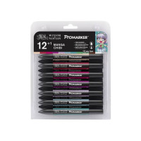 Wn promarker manga chibi astuccio 12 pennarelli