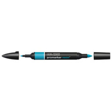 WN PROMARKER PANTONE PENNARELLO 2 PUNTE COLORE NEON VOLT BLUE