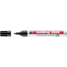 MARCATORE PERMANENTE EDDING 3000 PUNTA CONICA 1,5-3 MM NERO