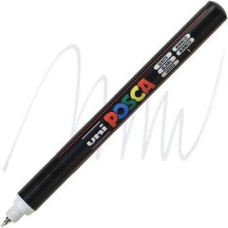 UNI POSCA MARCATORE EXTRAFINE PC-1MR PUNTA 0.7MM BIANCO