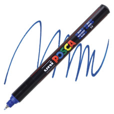 UNI POSCA MARCATORE EXTRAFINE PC-1MR PUNTA 0.7MM BLU