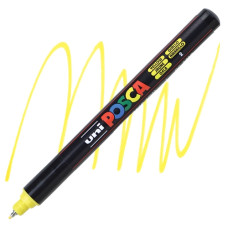 UNI POSCA MARCATORE EXTRAFINE PC-1MR PUNTA 0.7MM GIALLO