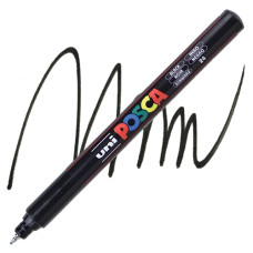 UNI POSCA MARCATORE EXTRAFINE PC-1MR PUNTA 0.7MM NERO
