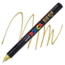 UNI POSCA MARCATORE EXTRAFINE PC-1MR PUNTA 0.7MM ORO