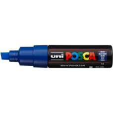 UNI POSCA MARCATORE LARGE P/SCALPELLO PC-8K BLU