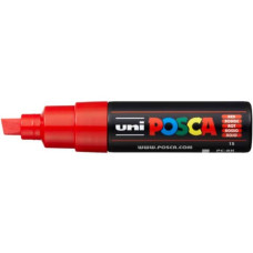 UNI POSCA MARCATORE LARGE P/SCALPELLO PC-8K ROSSO