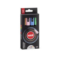 Uni Posca pc-5m pennarello a vernice punta media 4 colori pastello