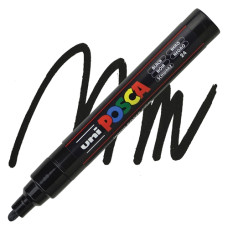 UNI POSCA PC-5M PENNRELLO A VERNICE PUNTA MEDIA NERO