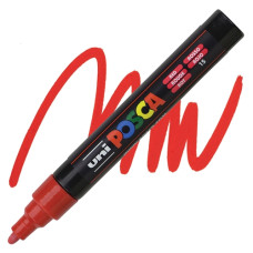 UNI POSCA PC-5M PENNRELLO A VERNICE PUNTA MEDIA ROSSO