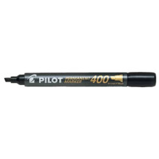 MARCATORE PERMANENTE PILOT PERMANENT MARKER 400 PUNTA A SCALPELLO 4,5 MM NERO