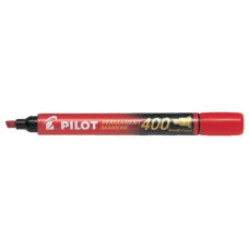 MARCATORE PERMANENTE PILOT PERMANENT MARKER 400 PUNTA A SCALPELLO 4,5 MM ROSSO
