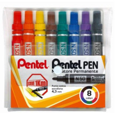 PENTEL N50 MARCATORE TASCHINA 8 COLORI ASSORTITI