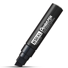 PENTEL N50 MARCATORE XL COLORE NERO PUNTA SCALPELLO 8MM
