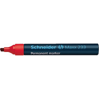 Schneider maxx 233 pennarello indelebile con punta scalpello da 1 a 5 mm