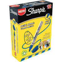 Sharpie metal small pennarello indelebile con punta tonda blu