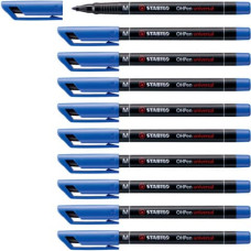 STABILO OHPEN PENNA PUNTA MEDIA CONF. 10 PZ BLU