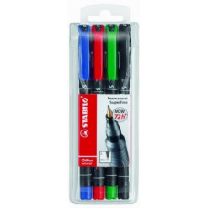 STABILO OHPEN SUPERFINE ASTUCCIO 4 COLORI
