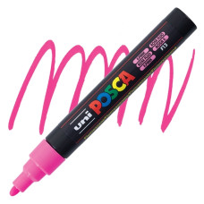 UNI POSCA PC-5M PENNRELLO A VERNICE PUNTA MEDIA ROSA FLUO