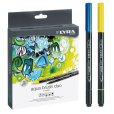 AQUA BRUSH DUO LYRA ASTUCCIO CARTONE 36 PENNARELLI COLORI ASSORTITI